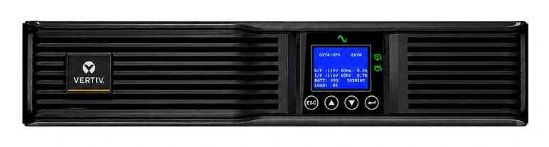 GXT420R1WRK3WE - Vertiv Liebert GXT4, 2kVA, Rack/Tower 2U, 120V, 6× 5-20R + 1× L5-20R