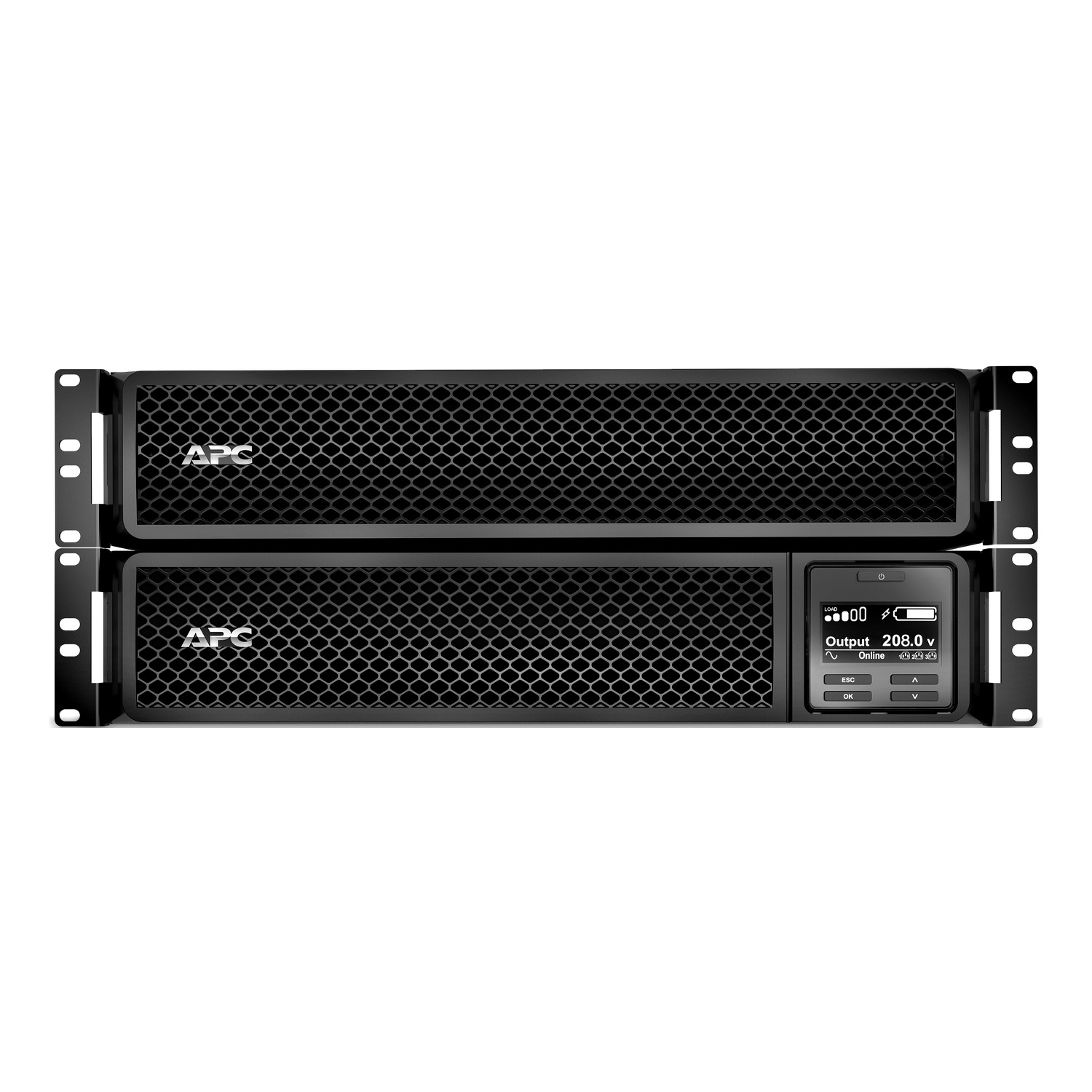 SRT3000RMXLT-5KTF - APC Smart-UPS On-Line, 3kVA, Rackmount 4U, 208/220/230/240V input, 120/208/240V output, 12× 5-20R + 2× L6-20R + 1× L6-30R