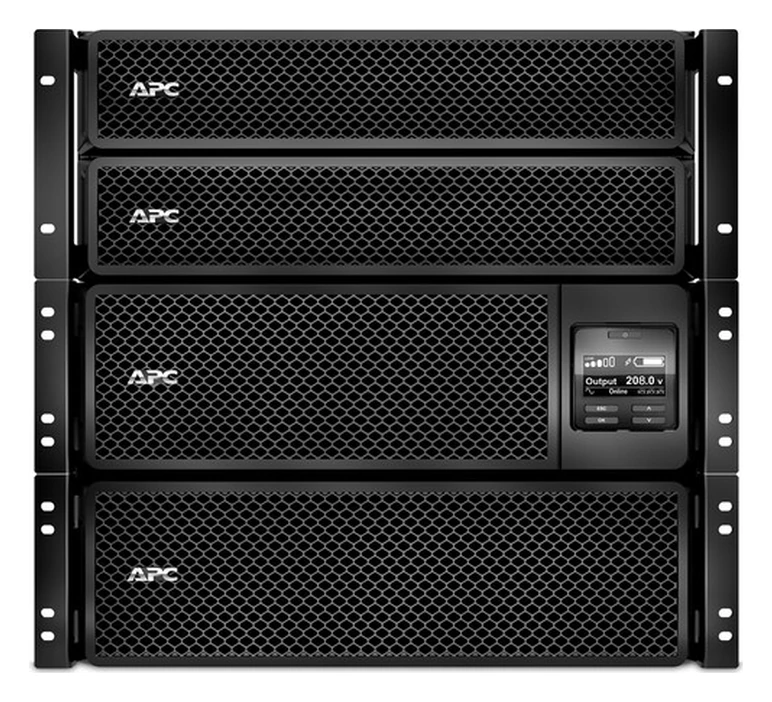 SRT10KRMXLT-5KTF2 - APC Smart-UPS On-Line, 10kVA, Rackmount 12U, 208/220/230/240V input, 120/208/240V output, 24× 5-20R + 4× L6-30R